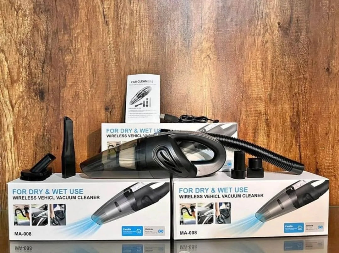 CleanJet Pro™ – Aspiradora Portátil Inalámbrica 2 en 1 (Auto y Hogar)